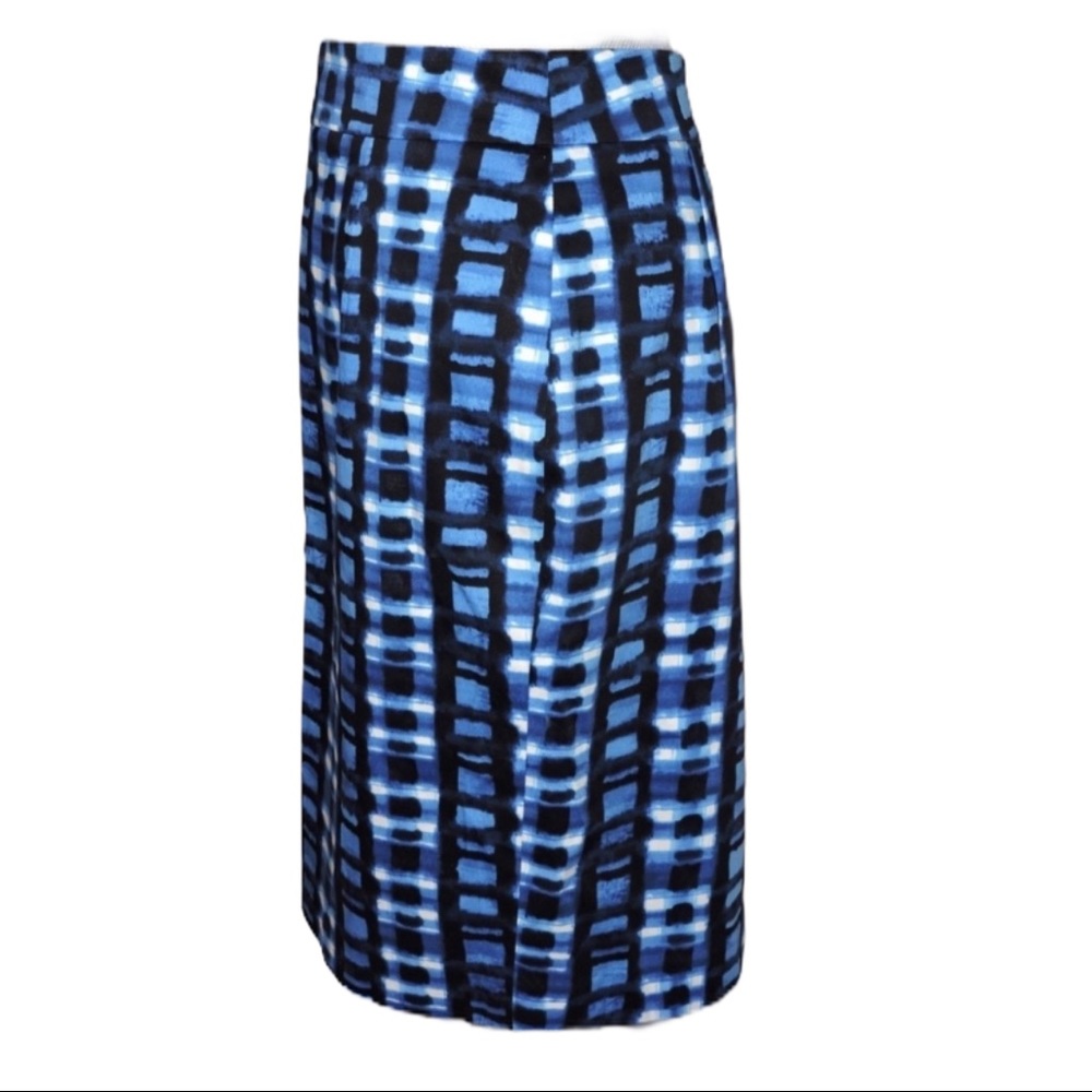 Calvin Klein Blue Pencil Skirt Size 4 - Picture 2 of 3